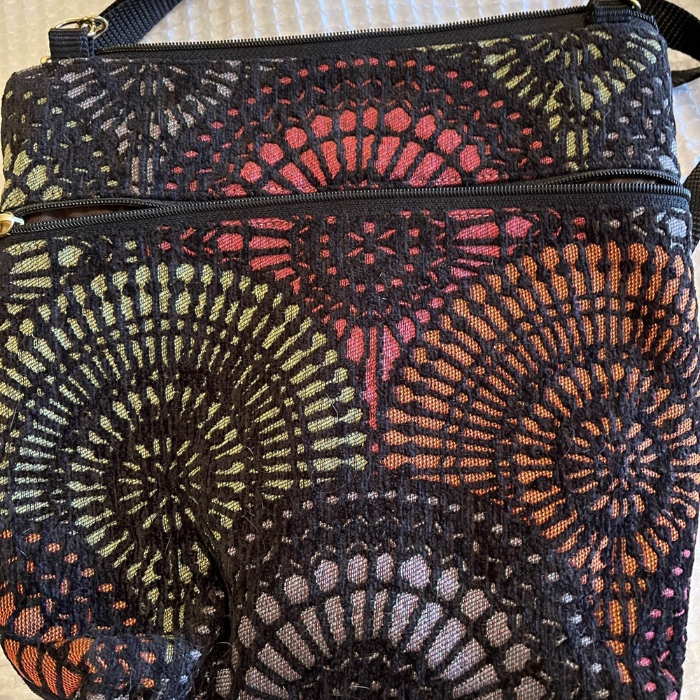 Danny K Tapestry crossbody handbag